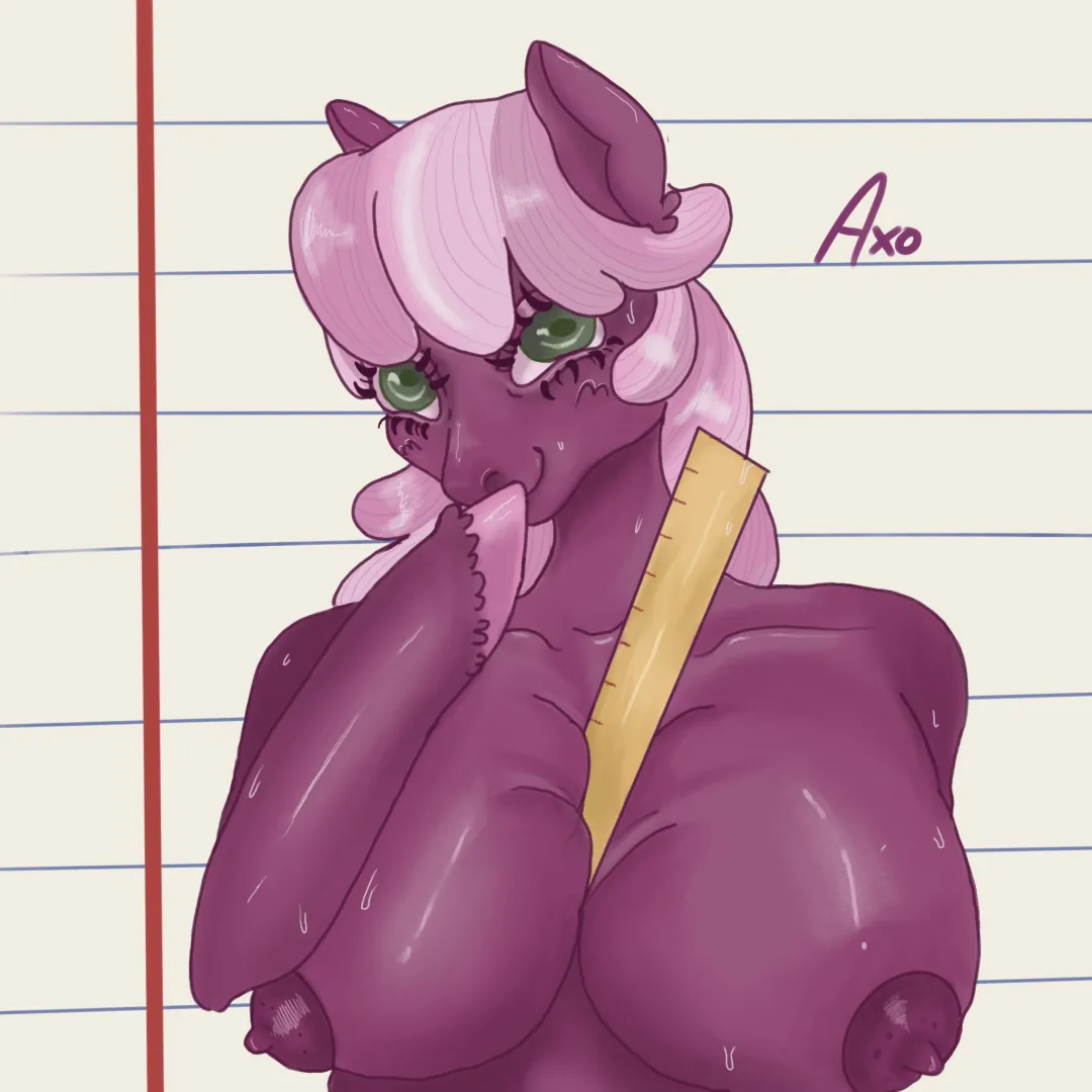 Love me cheerilee (art by me @axogut) posted by Bright-Champion-5269