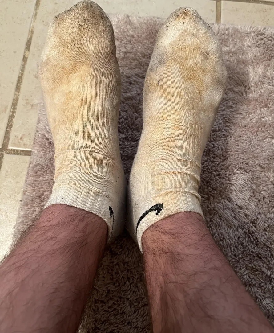 Love my cum socks. posted by Sea_Quencher_Boi