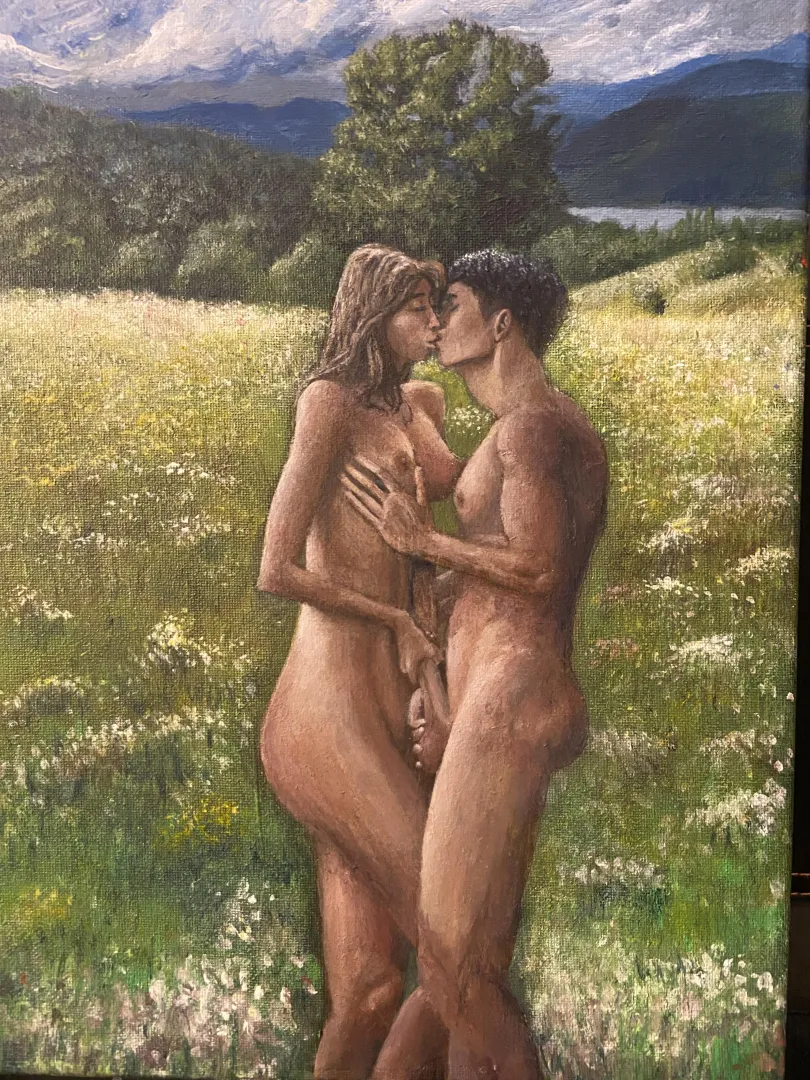 “love sex and nature” 16x20 (study of anna ralphs) posted by ReaganMcRonald