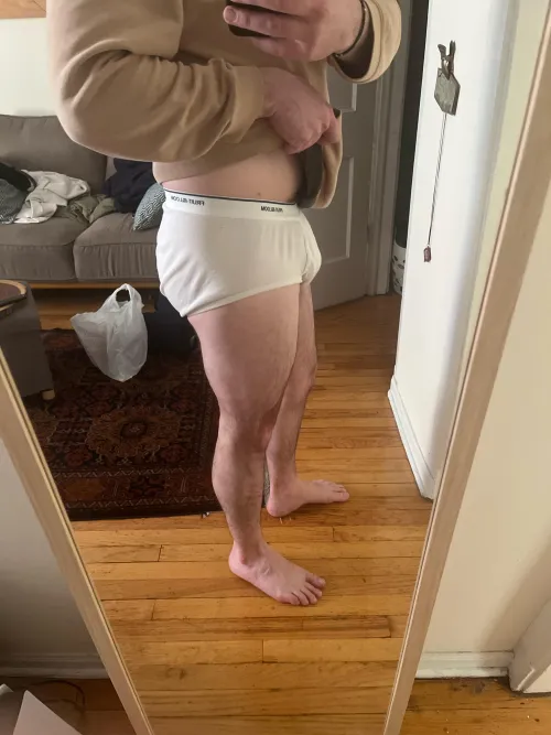 Love that second day sag by Bentonbriefs