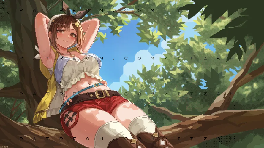 Love this artist. It makes Ryza beautiful by Magitech7