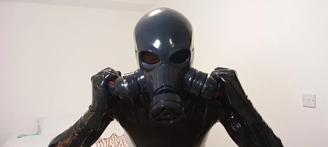 Love this gas mask by TheRubberyGuy