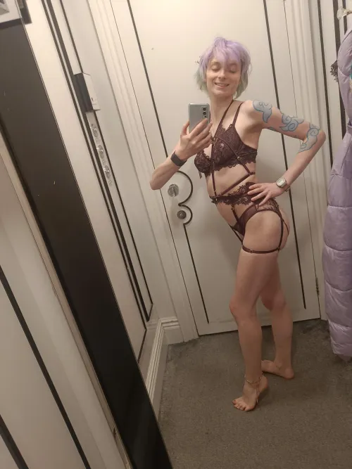 Love this lingerie, makes me feel super sexy, you should see the video I made in it by LilyBlack1001