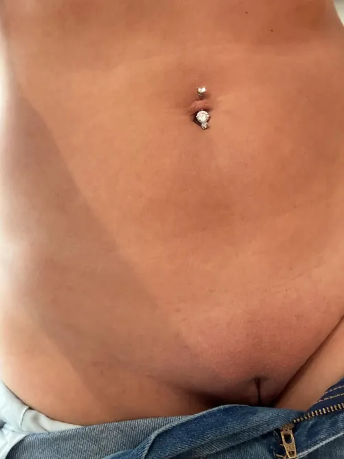 Love to get nude and show off my new belly button ring by No_Promise_1001