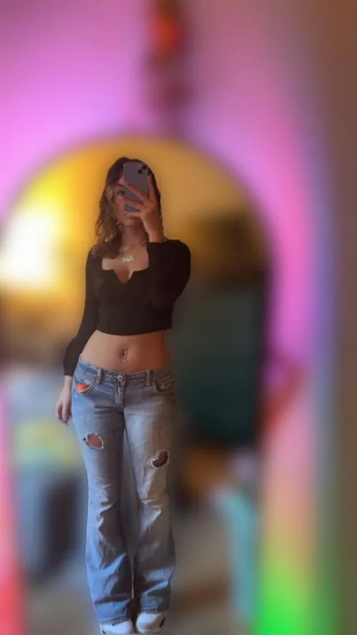 Low rise jeans are my fav  by princess_lilyn12