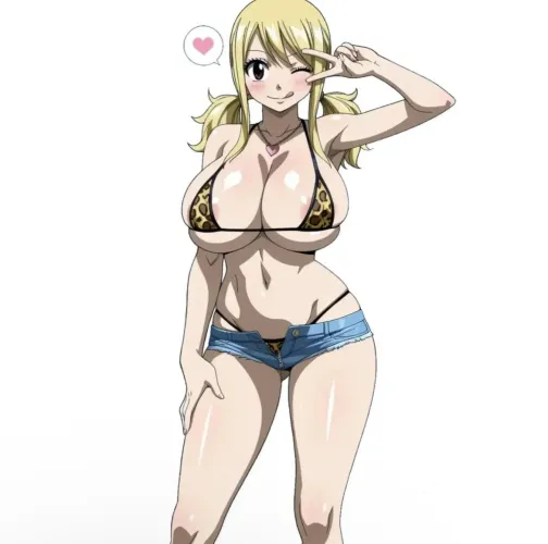 Lucy Heartfilia sexy bikini by Global_Management723