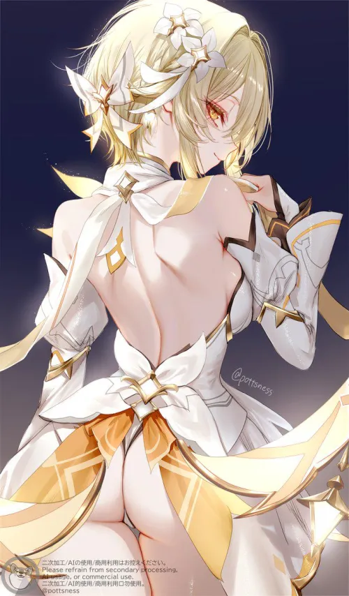 Lumine's new outfit by xSaviour_N