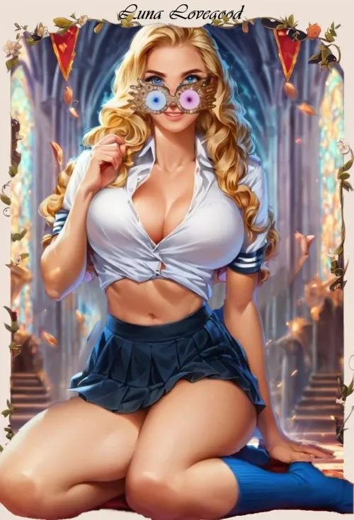 Luna Lovegood's Chocolate Frog Card (RohSaw) by Time-Weekend-8611