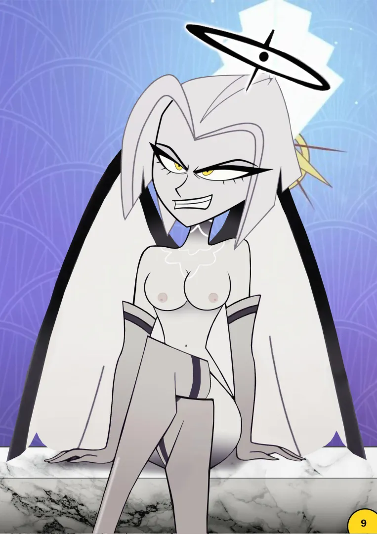 Lute so teasing for Szymon just perfect Excorist angel ❤️‍ Art by @LuteDangerTitss this is awesome art of Lute  posted by Spiritual-Arugula-83