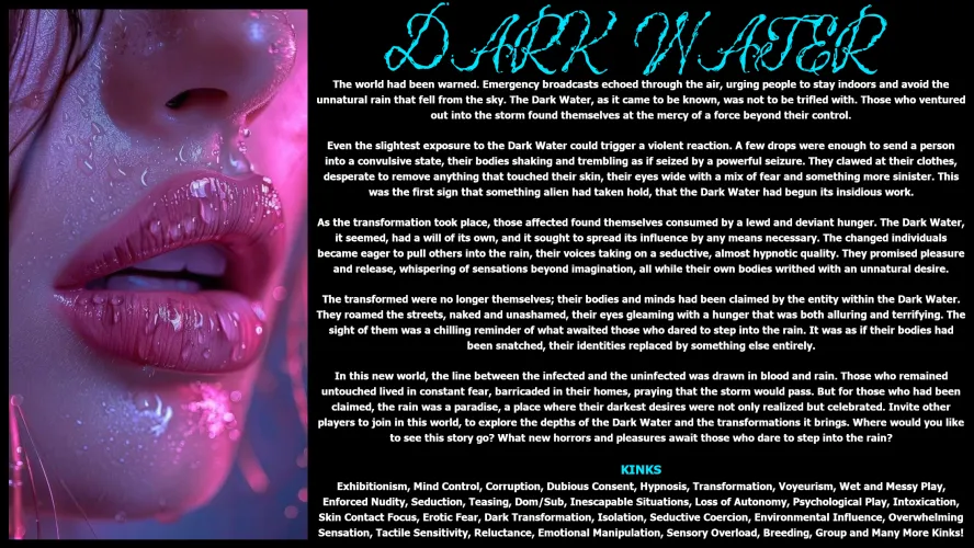 [M4F] Dark Water (A Miro-Organism Parasitic ERP) by FuckMeMrIrish