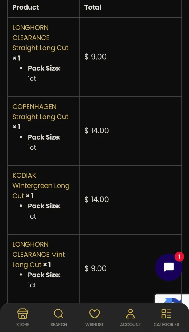 Made my first order posted by wannabeposerr