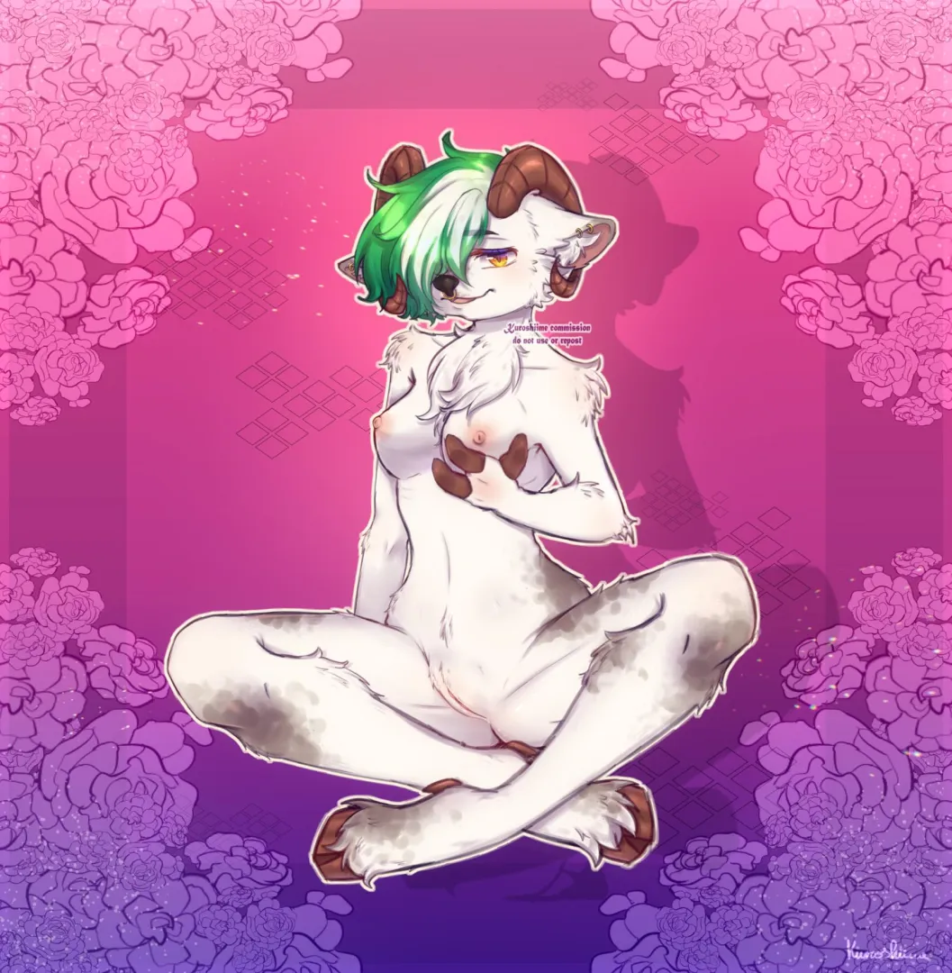 Made this comm a while ago and I love how fluffy she is! (Art by me) posted by kuroshiime