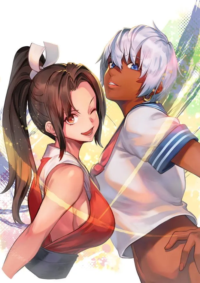 Mai and Elena (Hinoru Saikusa) posted by Kranesh