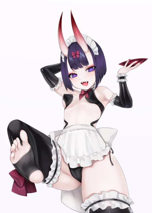 Maid Shuten (ompf) by xdragon2k