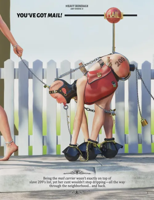 Mail carrier pet - HB2 (Kinkydept) by KinkyDept