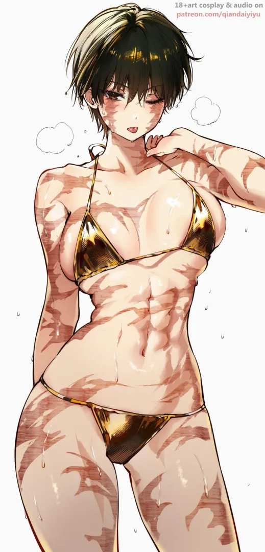 Maki golden bikini (qiandaiyiyu) [Jujutsu Kaisen] posted by Silent_Steak_9540