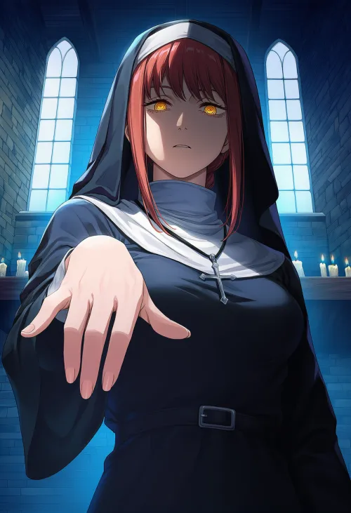 Makima (Chainsaw Man) by lilpaklin