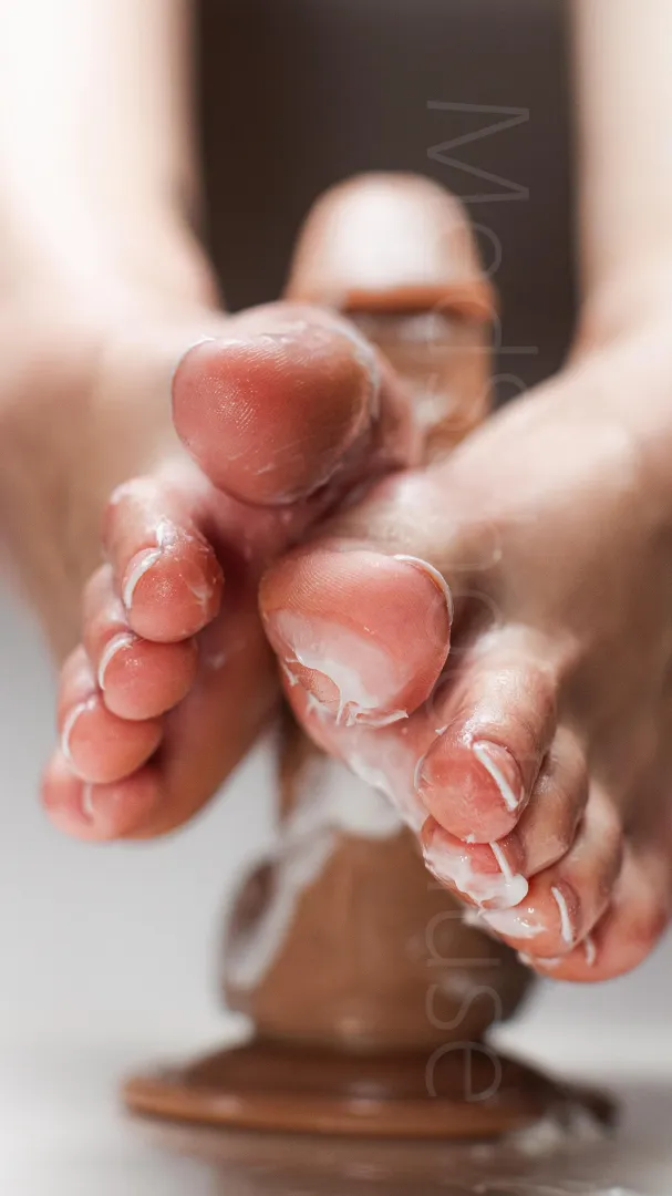 Making a mess on my new pedi posted by MedSchoolMuse