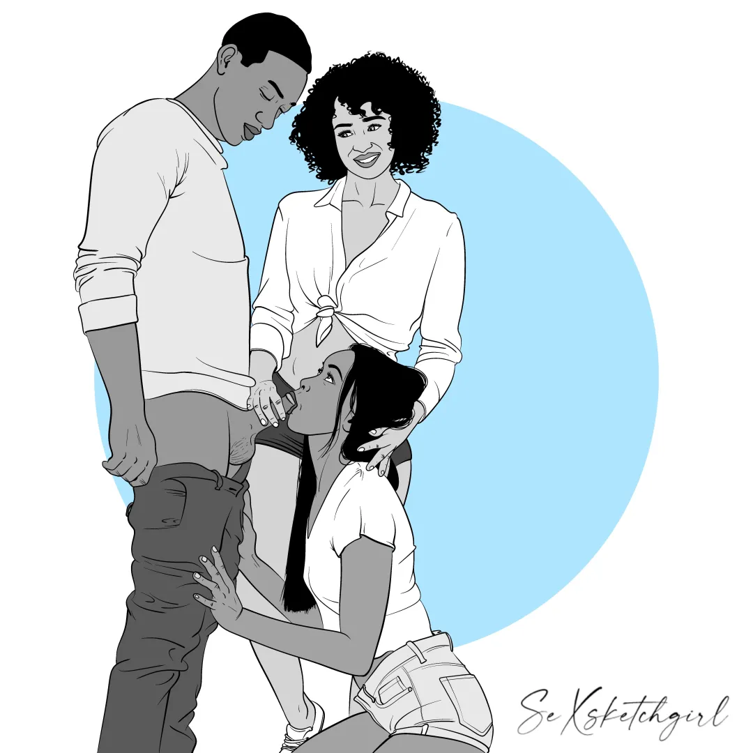 Making her suck (by Sexsketchgirl) posted by New-Sexsketchgirl