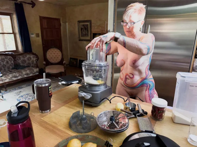 Making Lemon Curd for my birthday cake a couple of weeks ago. by Mertenta