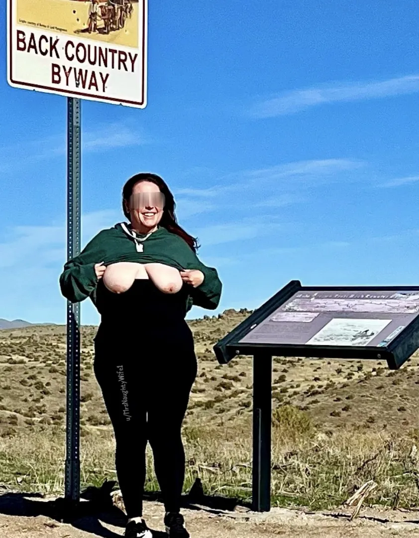 Making sightseeing more fun. posted by MrsNaughtyWife1