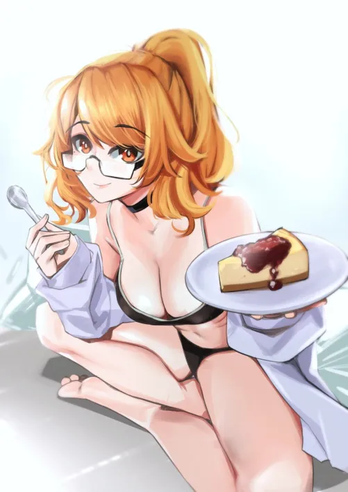 [Mako Fukasame] got some cake for you (Pupi) by spamerino111