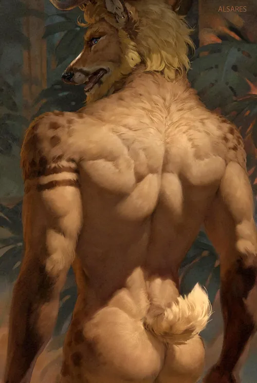 Male Furry Backshot [M] (AlsaresNoLynx) by Sonic_the_hedgedog