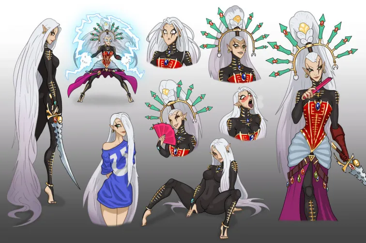 Many shades of Yvraine (spacemaxmarine) by SiarX