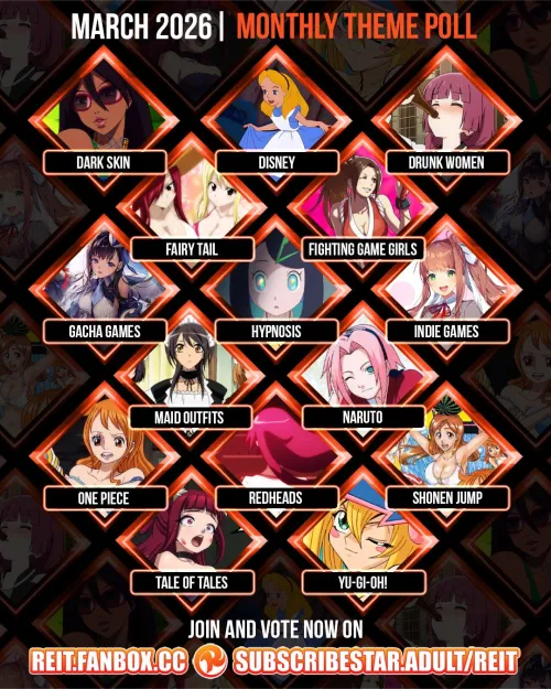  MARCH 2026 – MONTHLY THEME POLL ️ by reit9