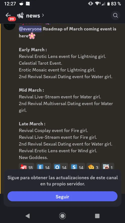 March Roadmap by MordredPendrag