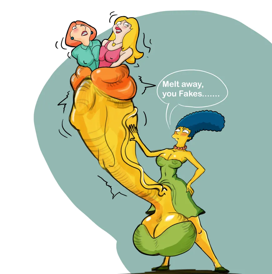 Marge has had Enough (Art by Me) posted by HorseLegKovach