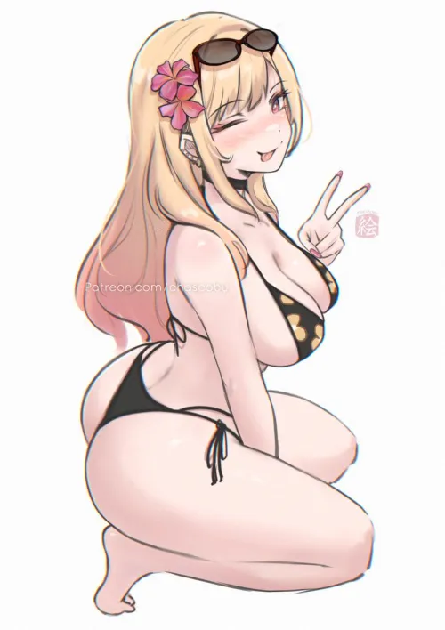 Marin's amazing body by Somanycookies1