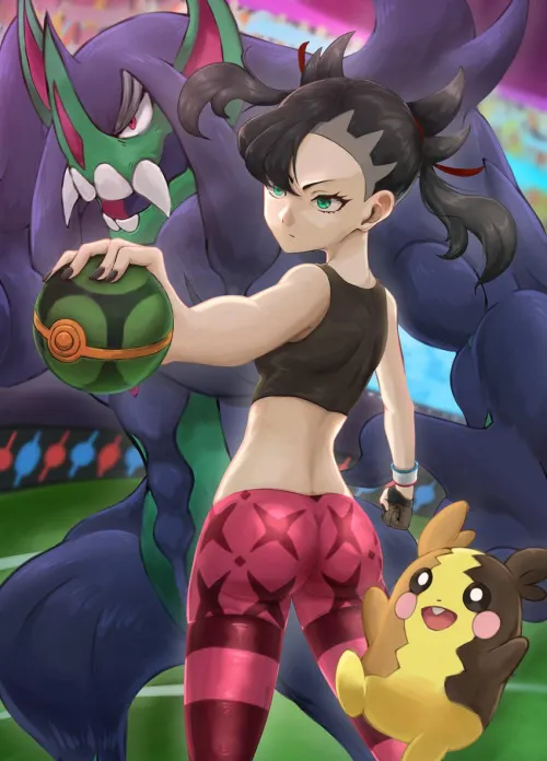 Marnie Ready to Battle [Pokemon] by sd6636