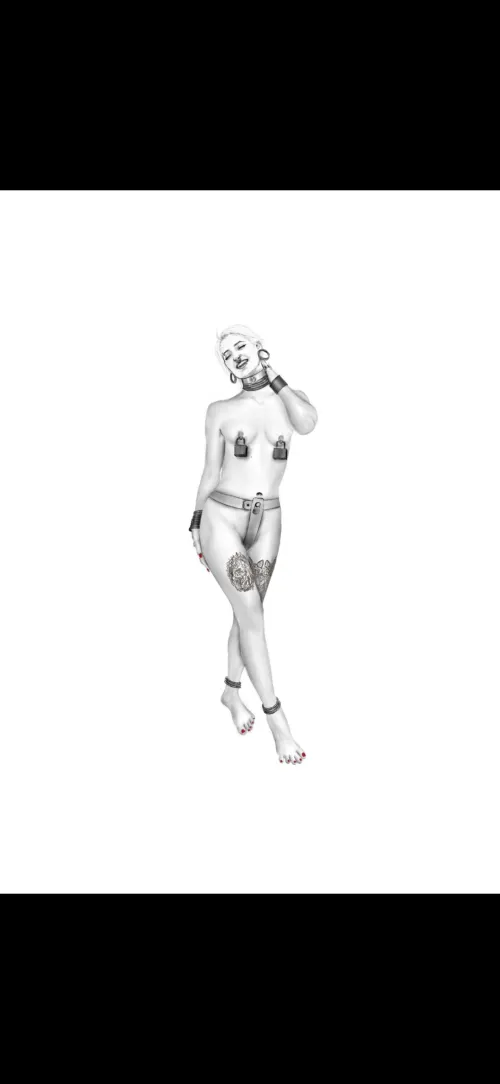 Marta klinta in steel (and pencil) by whats3