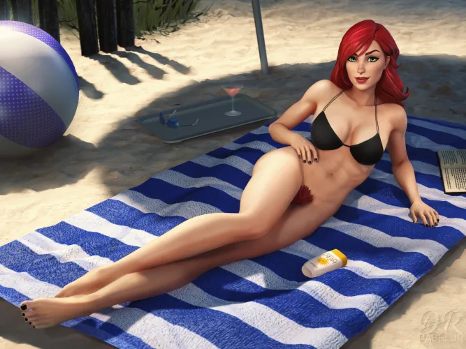 Mary Jane Watson - Radiant Redhead (Dr.Dabblur) by Poke-Oji