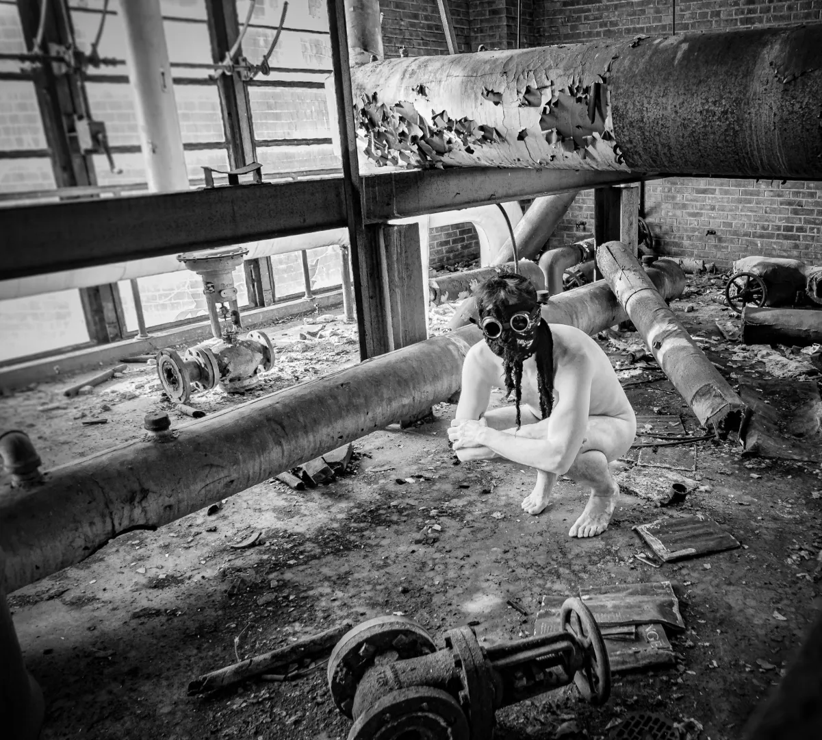 Masked explorer [oc]model selfie posted by artzmonter