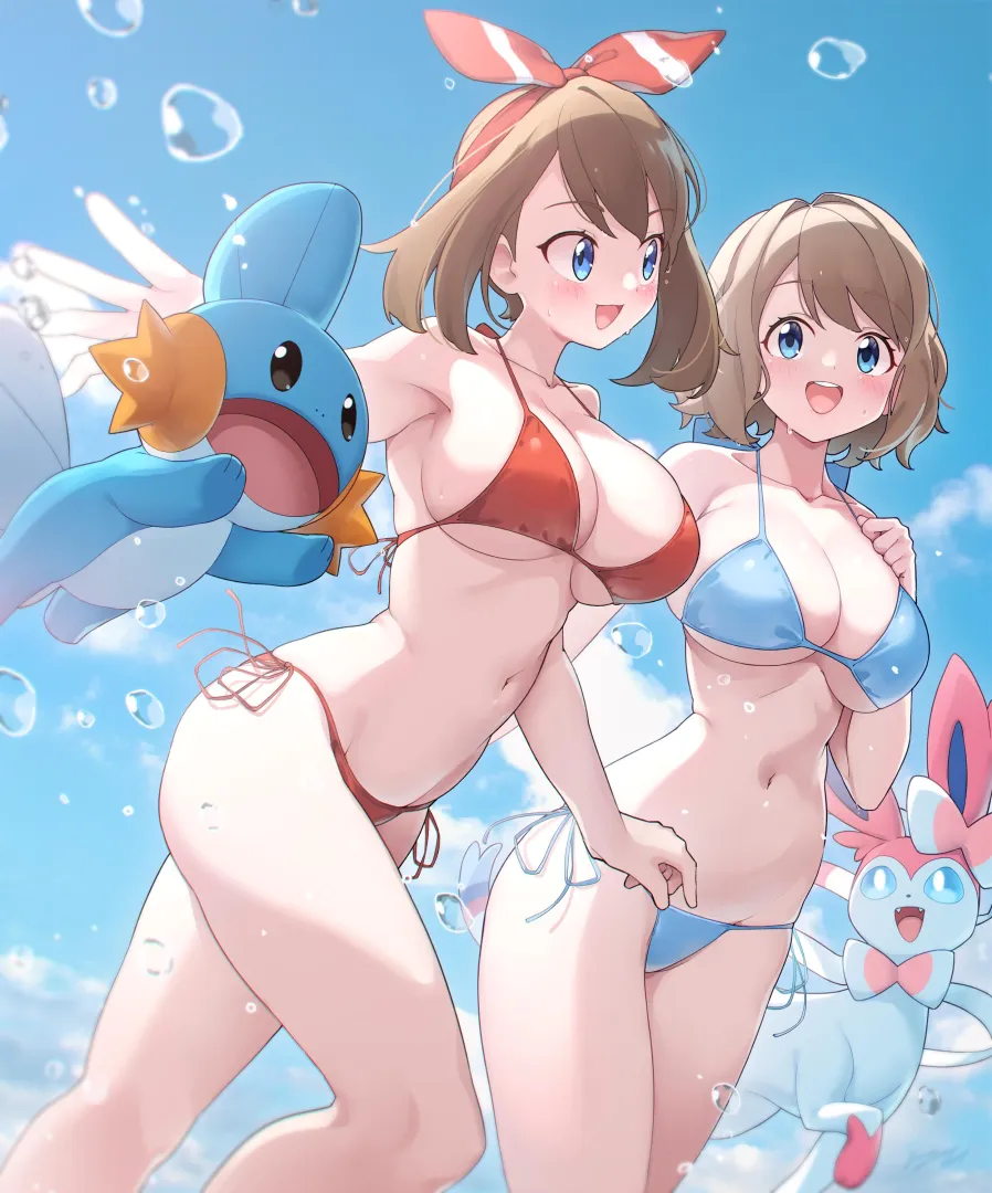 May and Serena Beach Day posted by A_MASSIVE_PERVERT