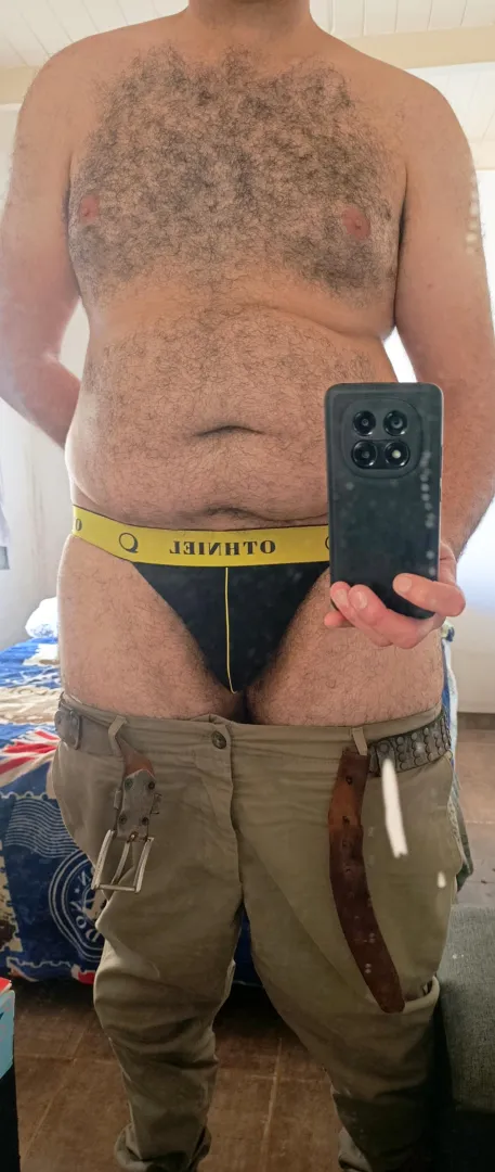 Maybe it’s time to put on my shorts  posted by LucianArtBear