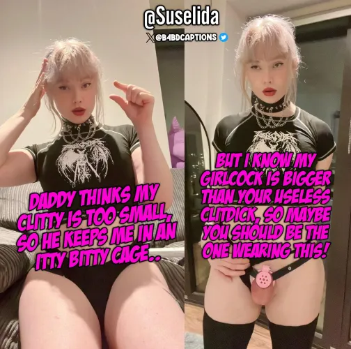 Maybe YOU Should be the one wearing the cage! by B4BD