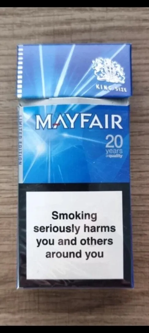 Mayfair Cigarettes 20 year anniversary 10 pack pack from 2012 posted by neighboy28