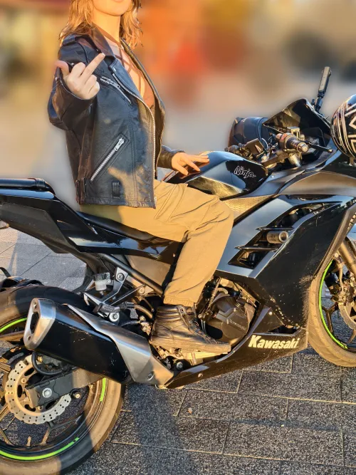 Me and my biker friends wanna laugh at your tiny shrimp by queen-gabby