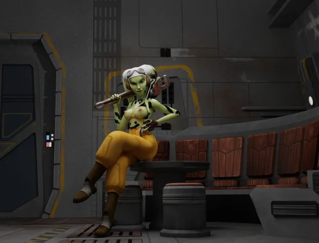 Mechanical Hera resting. Made (Stuarth Sakai) by Dizzy_Supermarket742