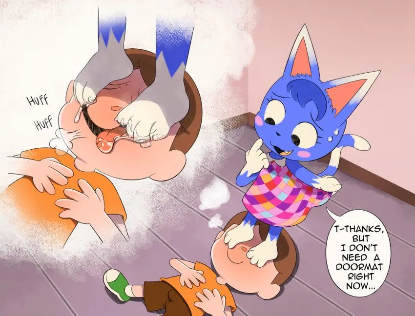 Meeeow, so you wanted to live with me because yoy like my paws? That's really weird you know? But I guess its fine <3 posted by Due_Brick5938