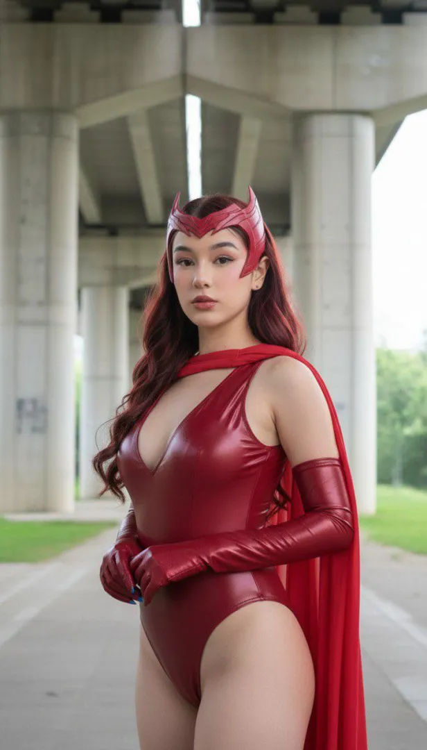 meet my scarlet witch cosplay (luna) posted by bloodsprinklez