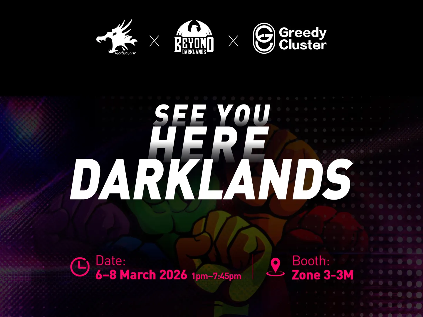 Meet us at Darklands (6–8 March, Belgium)! posted by NothosaurToysUS