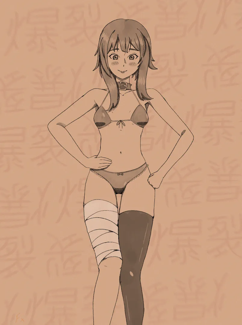 Megumin in Bikini (OC) posted by fysicx0_