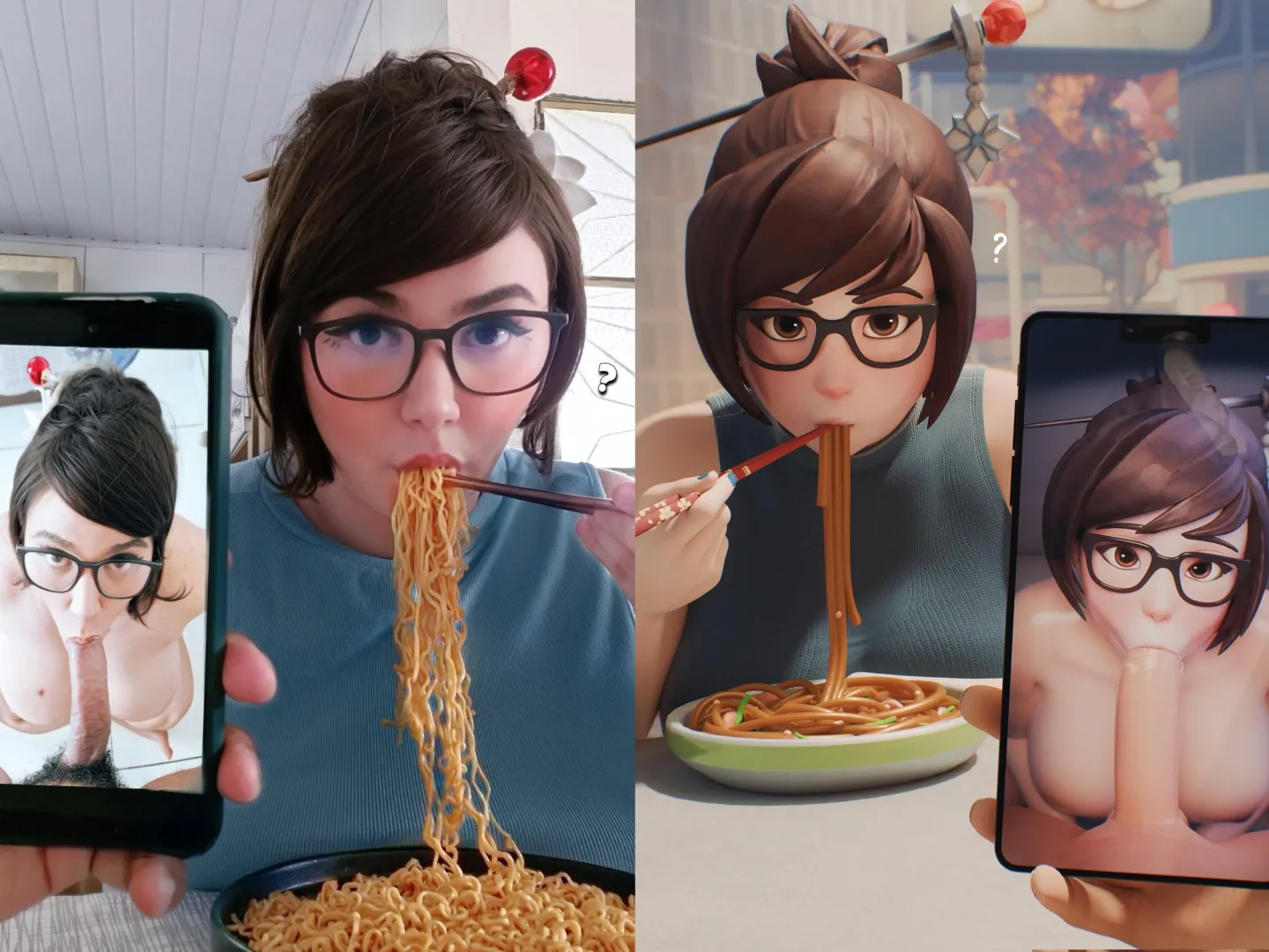 Mei irl [overwatch] (mandymoonof) 3d: fugtrup posted by crystalmandy
