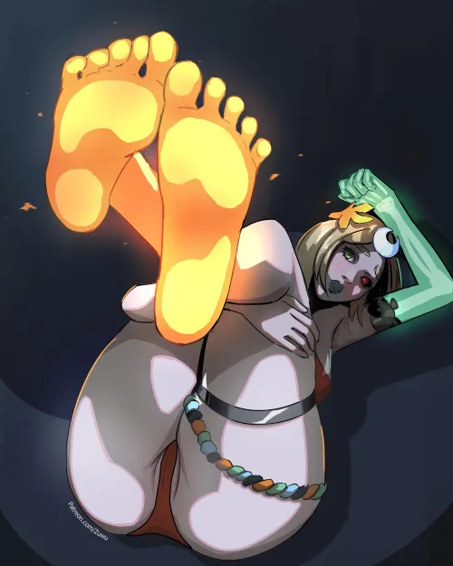 Melinoe showing off (ZuwuDraws) [Hades2] by ZuwuDraws