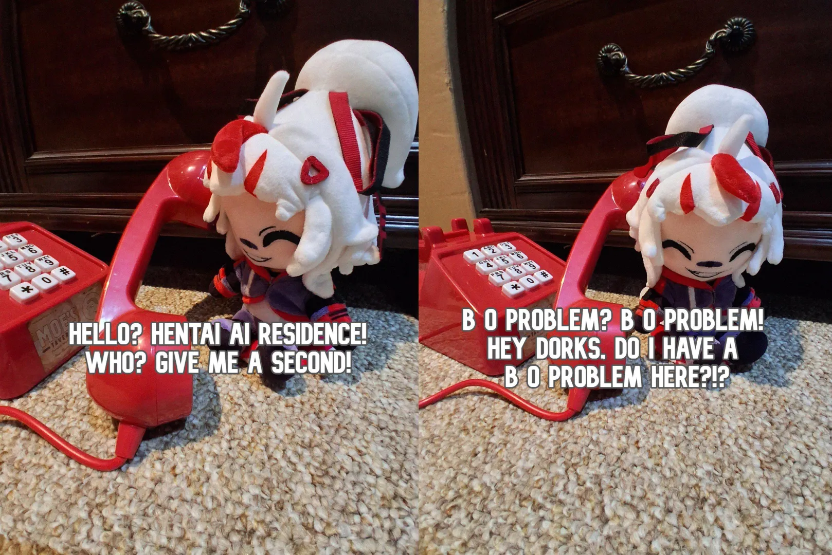 Melware Taking the prank call like a champ posted by SeValentine