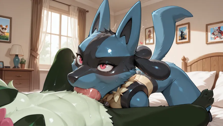 Meowscarada getting deep throated by popsrocks2012